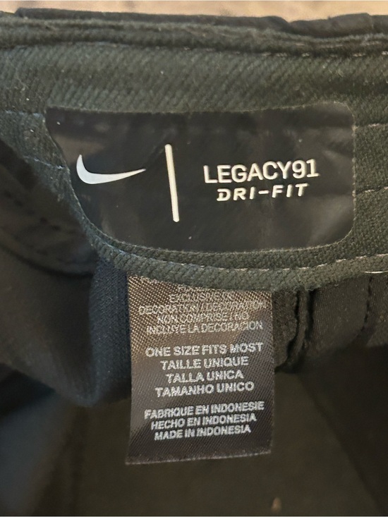 Disney Parks exclusive Nike Legacy91 Dri-FIT Black Baseball Cap